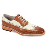 Load image into Gallery viewer, Giovani Two Tone Wing Tip Shoes
