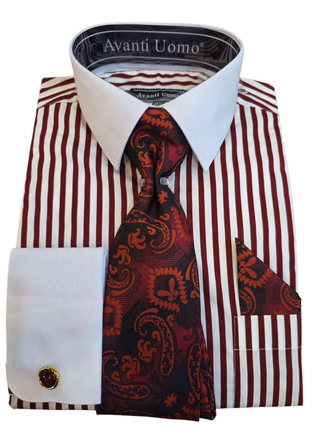amanti dress shirt Avanti Uomo pinstripe Dress shirt – Remo men's wear
