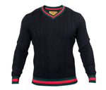 Load image into Gallery viewer, Prestige V Neck Wool Blend Sweater
