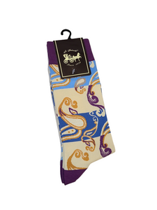 St Patrick Paisley Dress Socks