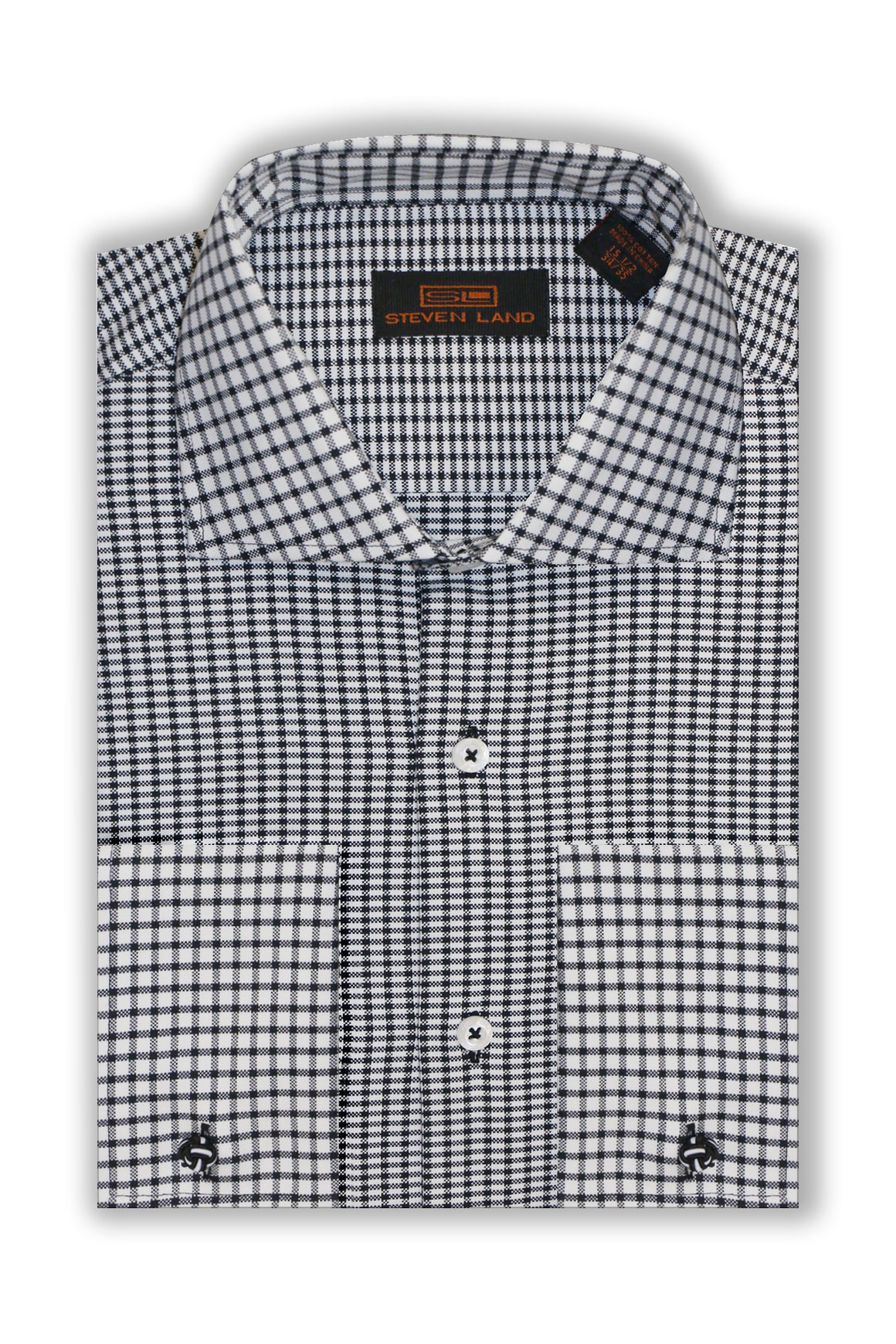 Steven Land spread Collar Dress Shirt Blue / 20 34-35 Steven Land spread Collar Dress Shirt Blue / 20 34-35