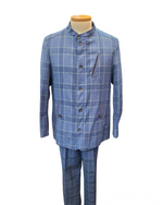 Load image into Gallery viewer, Steven Land Banded Collar Suit
