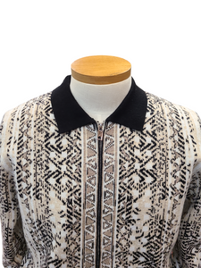 Cigar wool Blend sweater Jacket