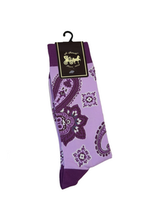 St Patrick Paisley Dress Socks