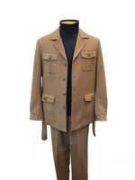 Load image into Gallery viewer, Steven Land Two Piece Safari Suit
