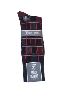 Stacy Adams Cotton Blend pattern socks