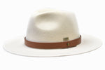 Load image into Gallery viewer, Bruno Capelo uptown Flat wool felt Brim
