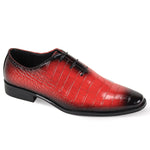 Load image into Gallery viewer, Antonio Cerrelli Lace up Croc print Shoes
