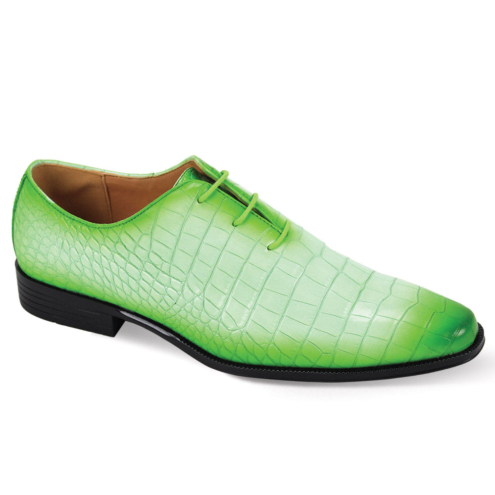 Antonio Cerrelli Lace up Croc print Shoes