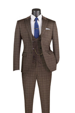Load image into Gallery viewer, Vinci 3 pcs slim stretch suits
