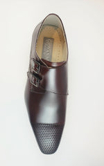 Load image into Gallery viewer, Giovani slip on Burgundy shoes
