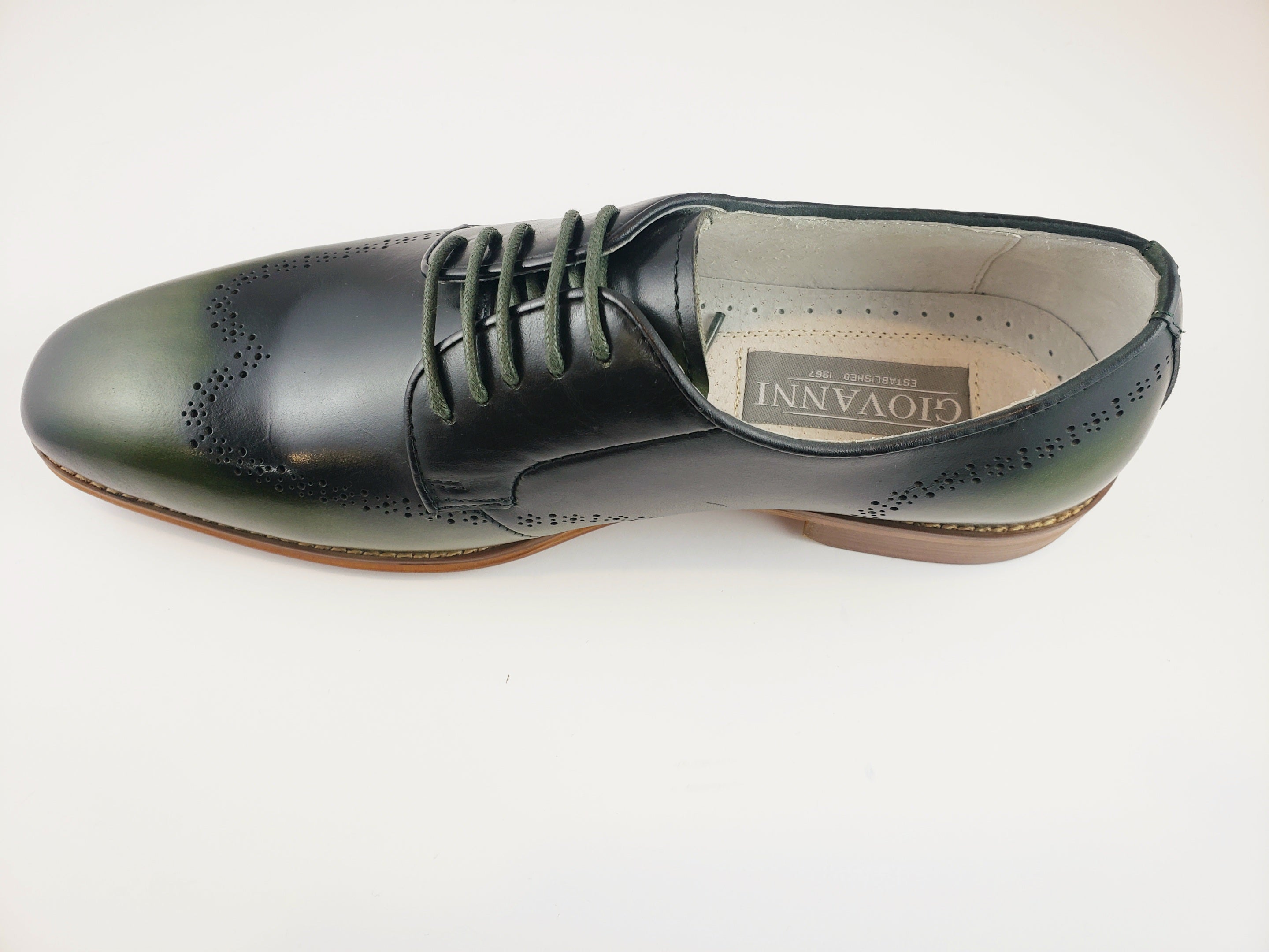 Giovani Olive& black Shoes