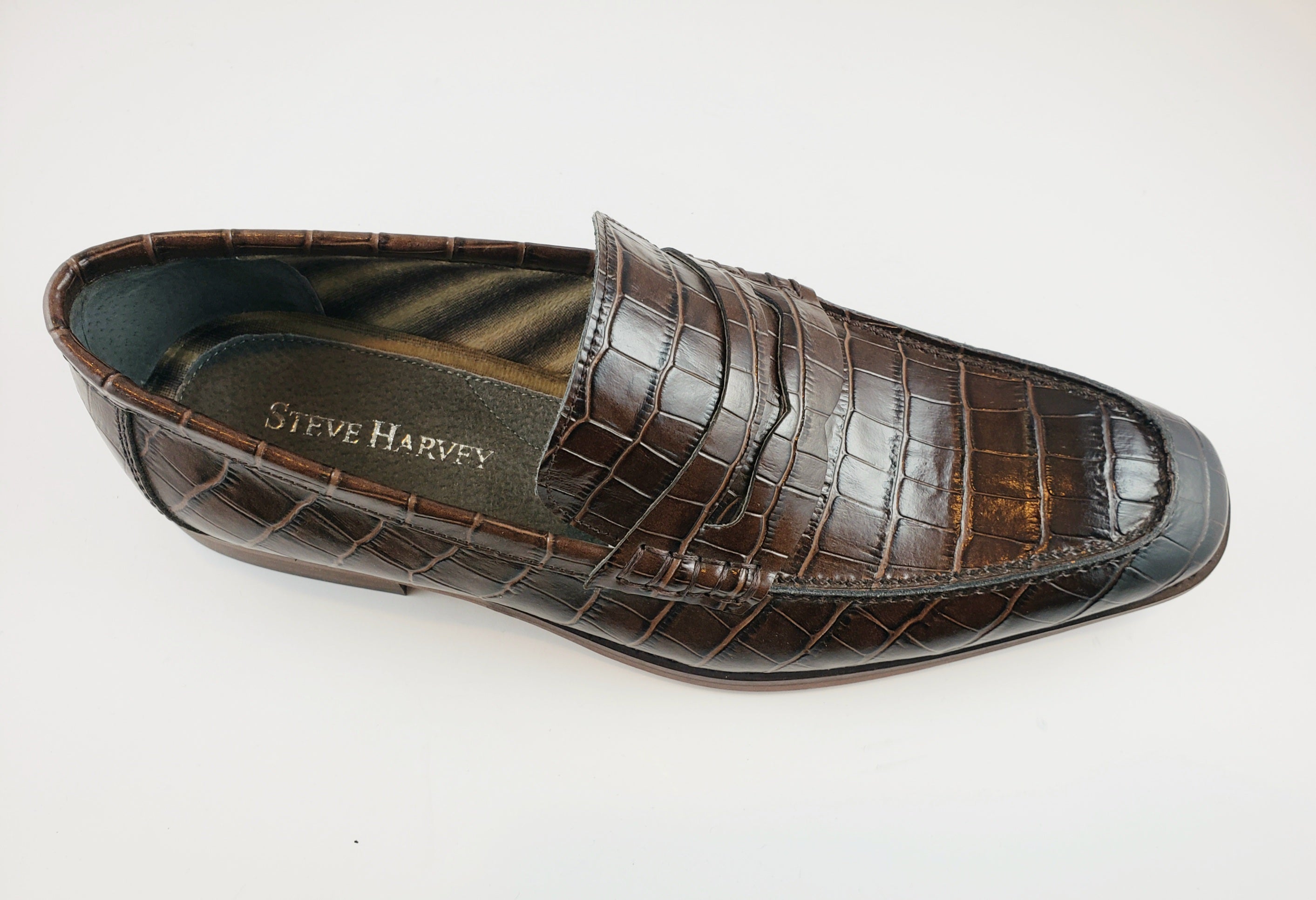 Steve Harvey Croc print Shoes