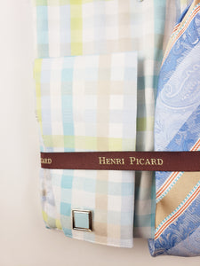 Plaid Henri picard Dress shirt