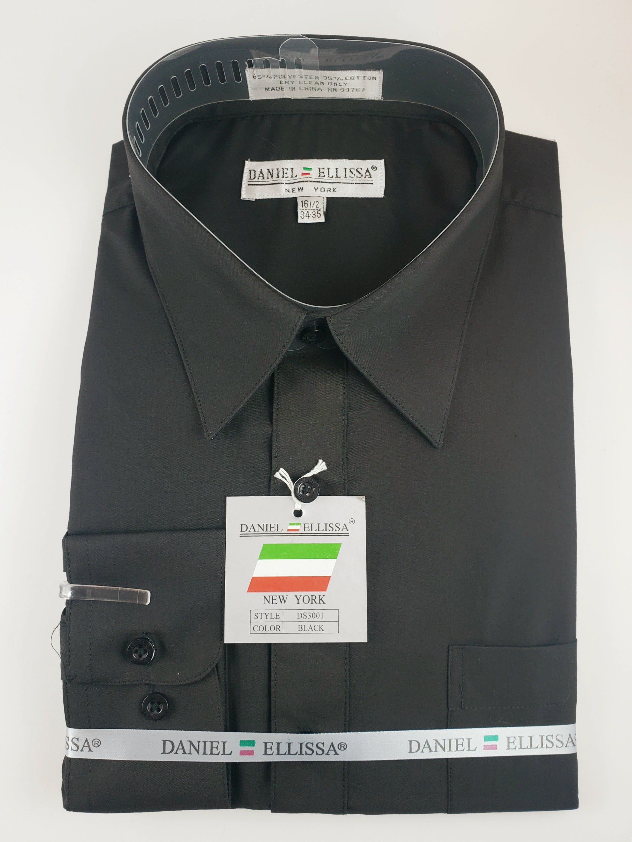 Daniel Elissa Basic Dress shirt Silver / 17.5 34-35
