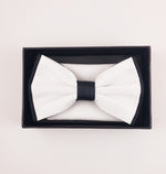 Load image into Gallery viewer, Two Tones Bow Tie With Matching Pocket Square
