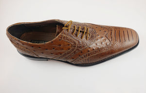 Stacy Adams Ostrich Print Shoes