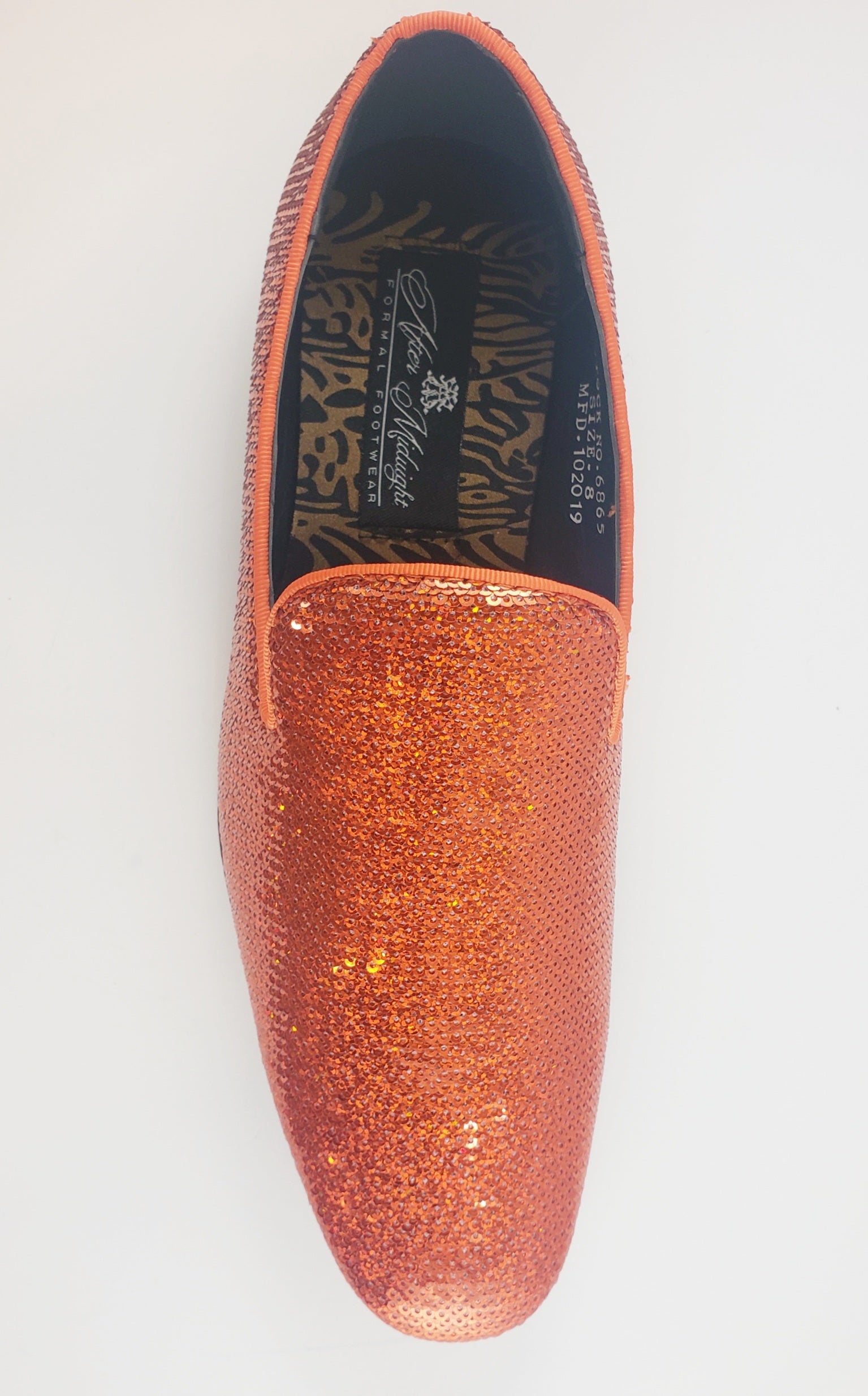 After Midnight slip on sequin  shoes