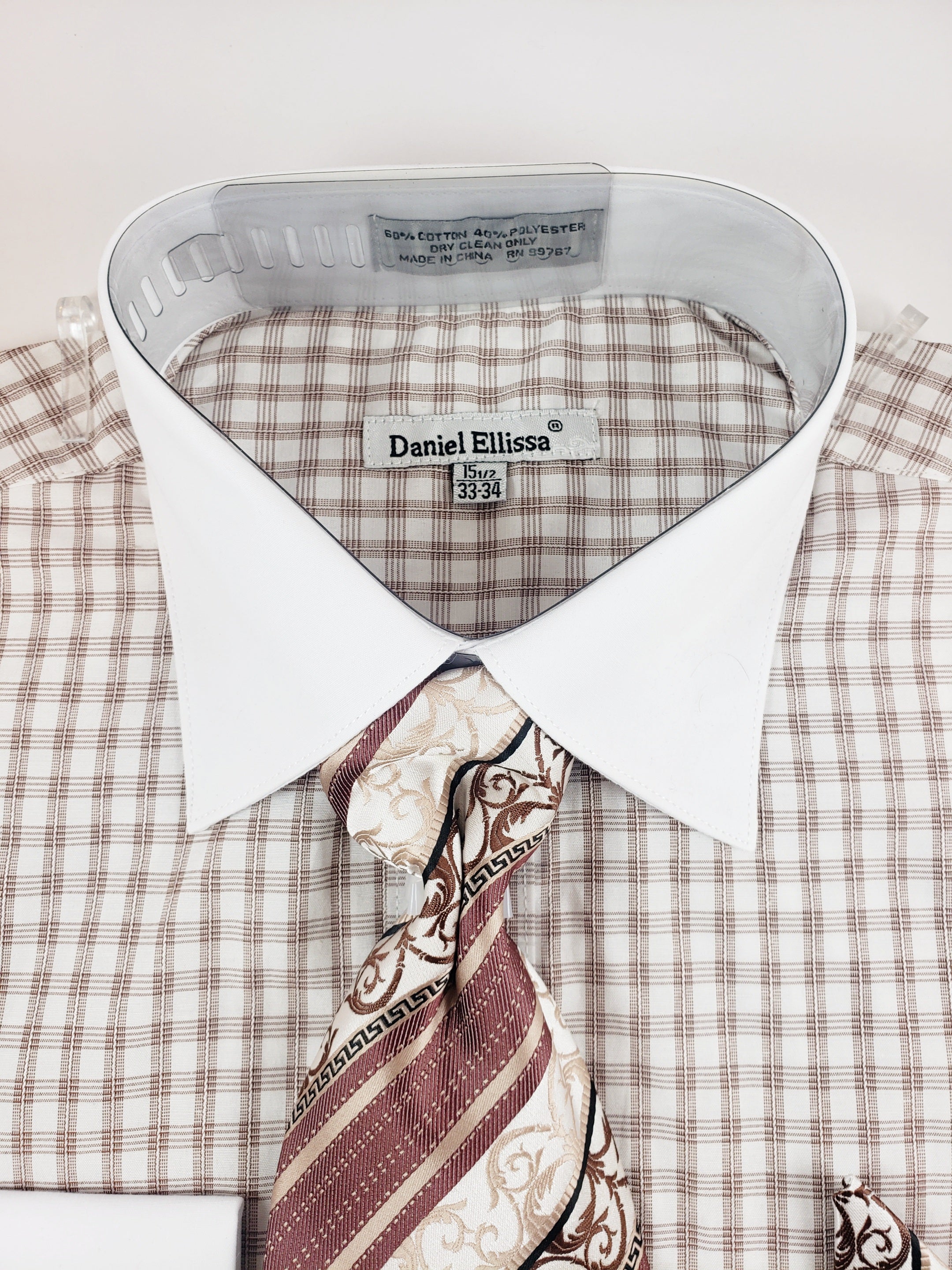 Daniel Elissa Dress shirt with matching tie set