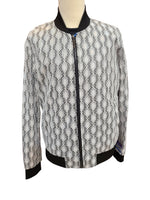 Load image into Gallery viewer, Blue Martini Bomber Jacket
