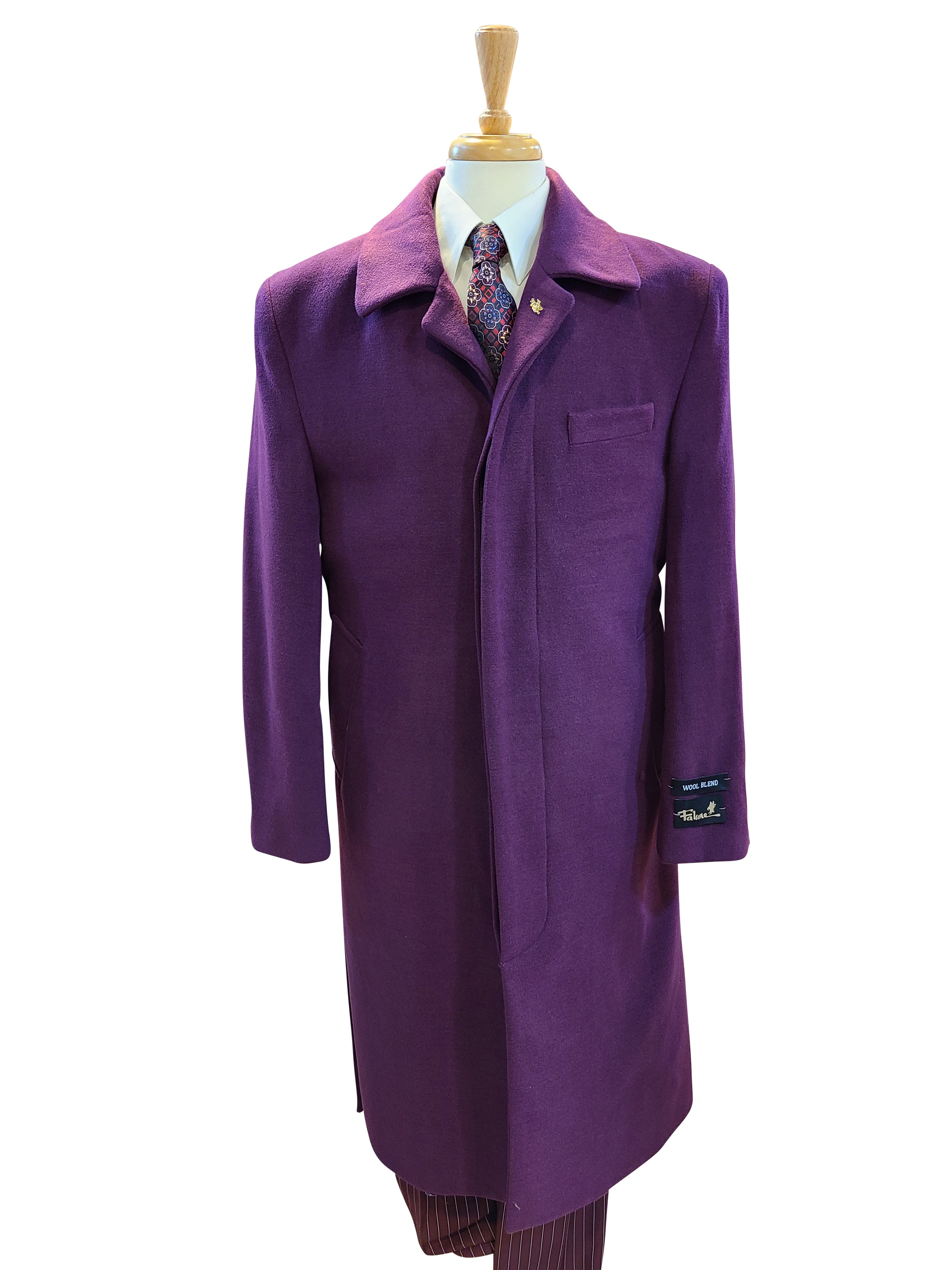 Falcone Hidden buttons Long Coat