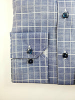Load image into Gallery viewer, Angeleno Double Collar Plaid Shirt
