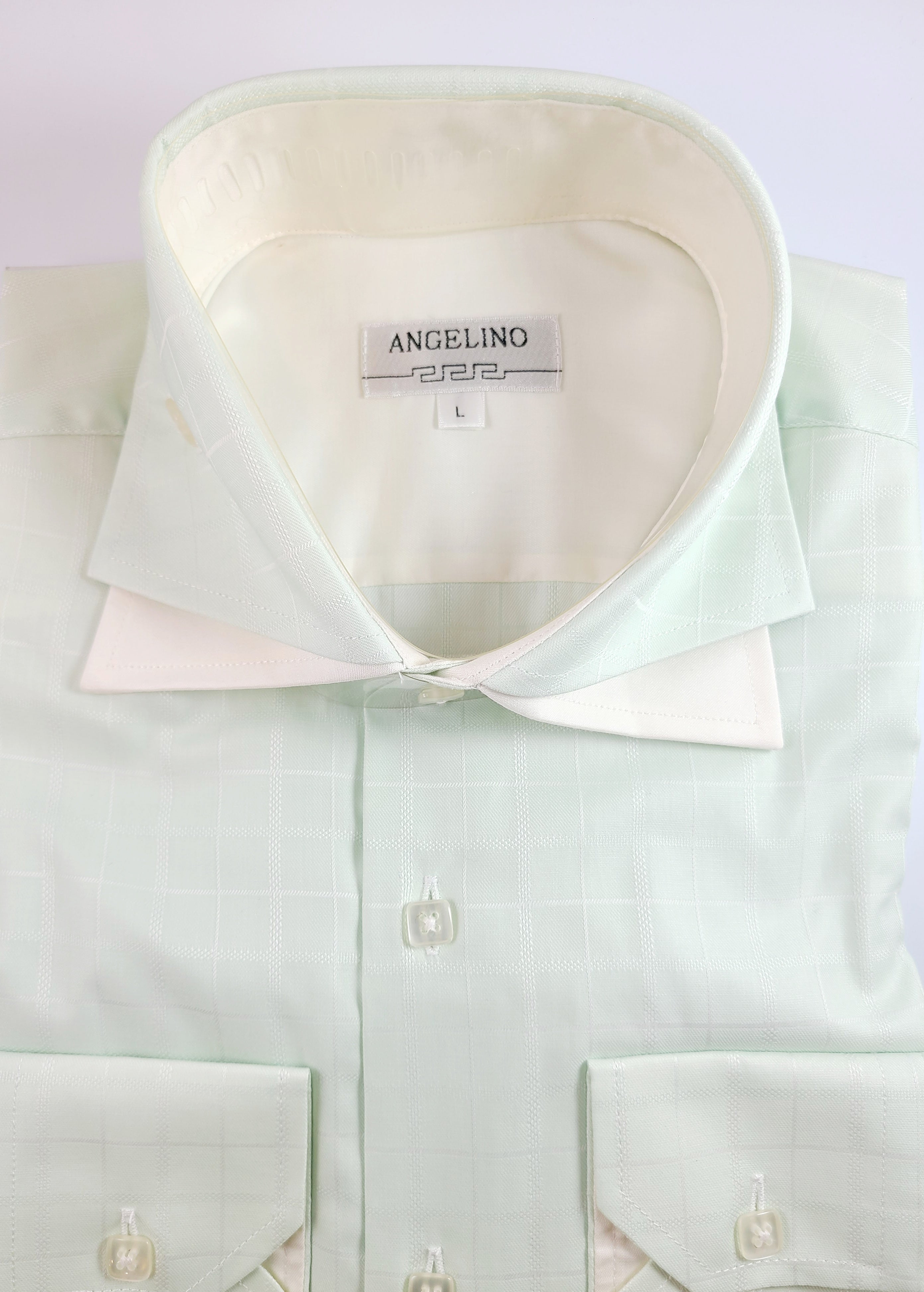 Angeleno Double Collar Plaid Shirt