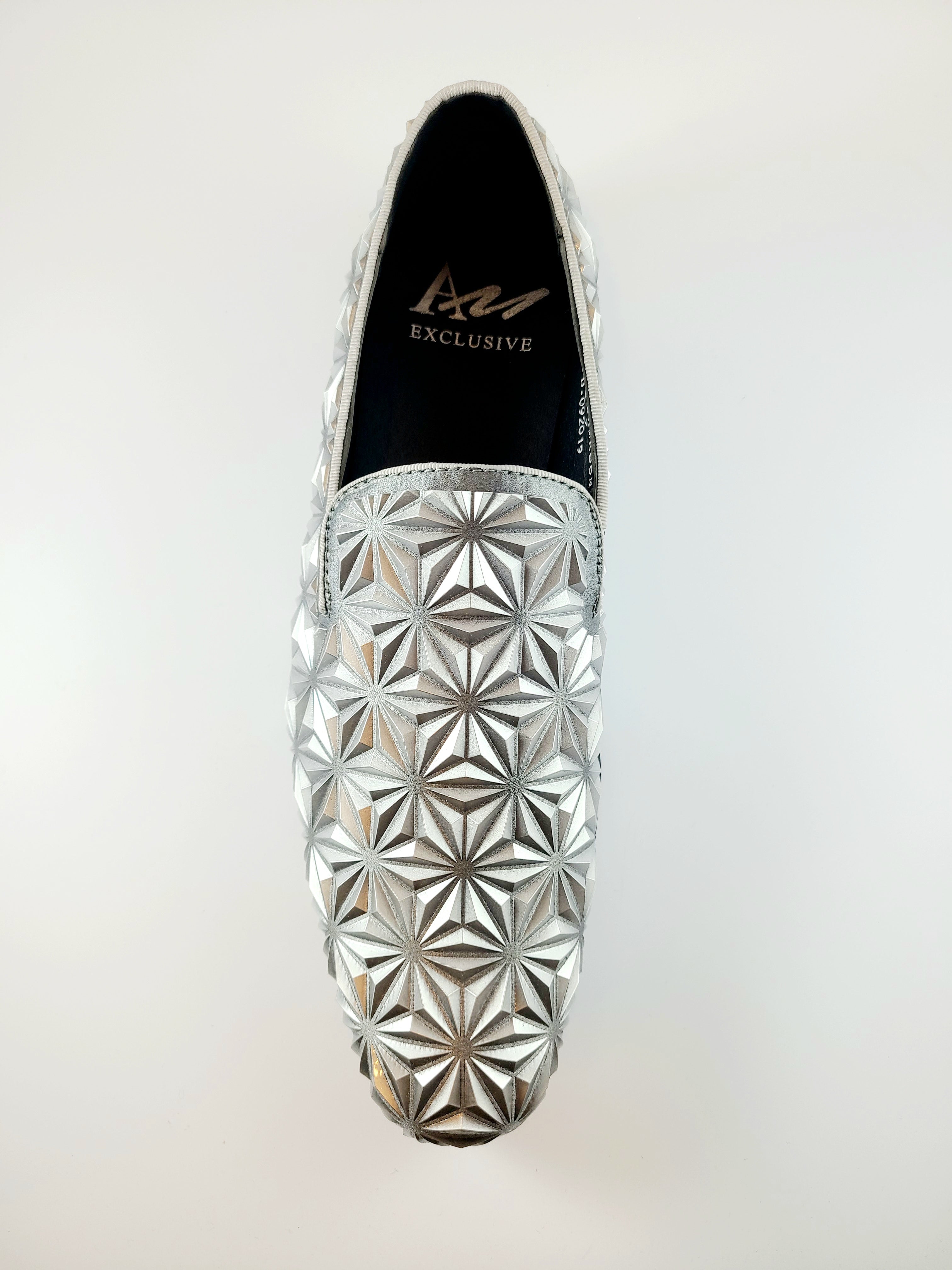 After midnight Slip on Swirl Pattern shoes
