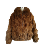 Load image into Gallery viewer, Winter Fur Fox Bomber Jacket
