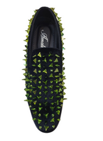 Load image into Gallery viewer, Boland Black and Gold spike shoes
