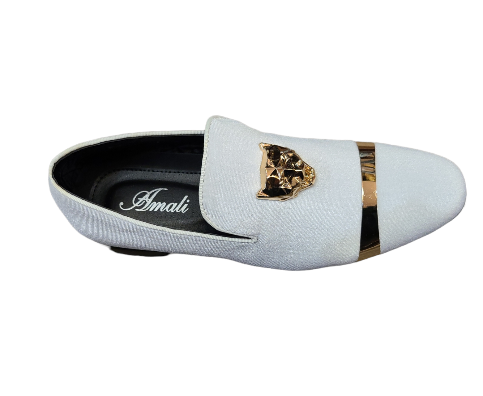 Amali Slip on Lion Emblem Shoes