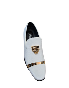 Amali Slip on Lion Emblem Shoes