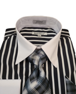 Load image into Gallery viewer, Fratello Pinstripe Dress Shirt
