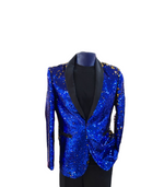 Load image into Gallery viewer, Pronti Sequin Slim fit Jacket
