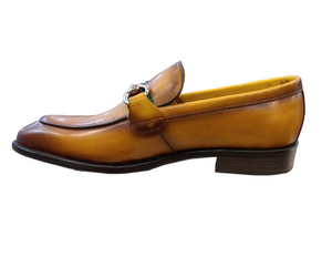 Carrucci Slip On Genuine Leather with Buckle