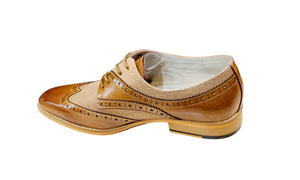Giovani Wing Tip Two Tones Shoes