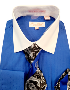 Bruno Conte French Cuff D-Shirt Combo