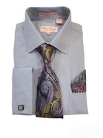 Load image into Gallery viewer, Bruno Conte French Cuff D-Shirt Combo
