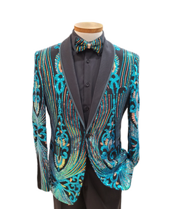 Cielo One Button sport jacket with matching Bow tie