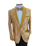 Load image into Gallery viewer, Cielo One Button sport jacket with matching Bow tie
