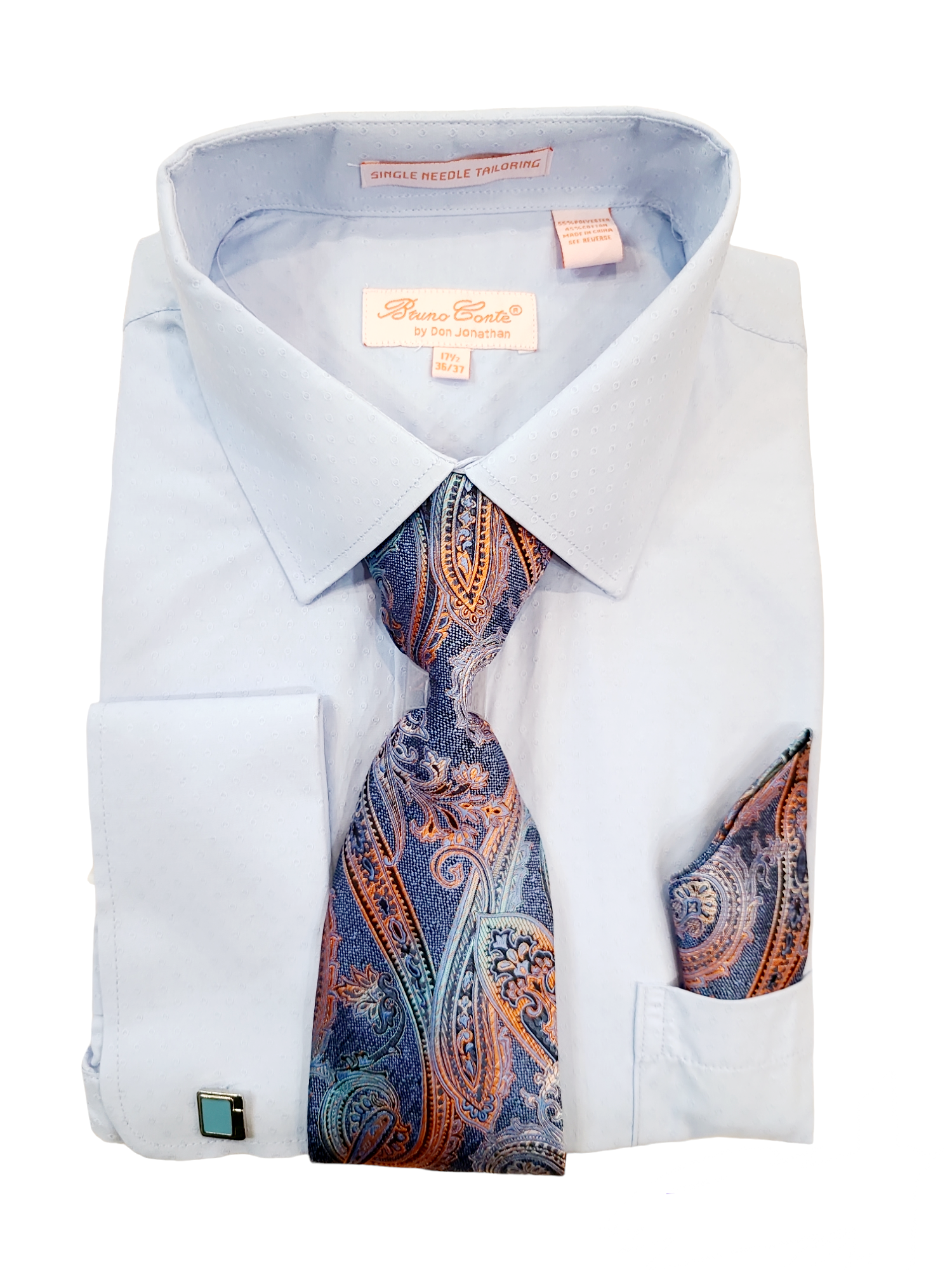Bruno Conte French Cuff D-Shirt Combo