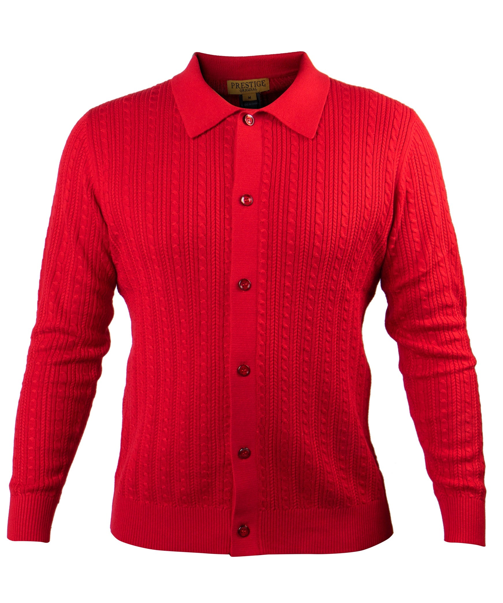 Prestige Cable polo style Sweater