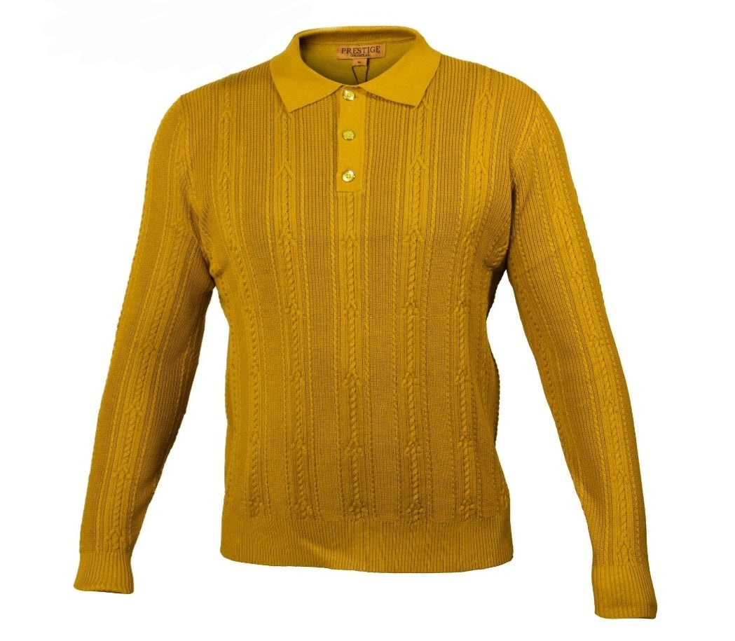 Prestige Cable Style PoloSweater