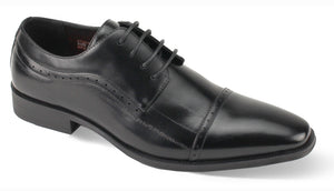 Antonio Cerrelli Lace Up Cap Toe Shoes