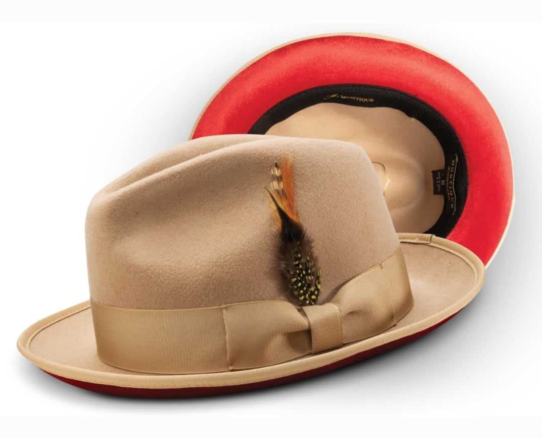 Montique Wool Fedora Hat