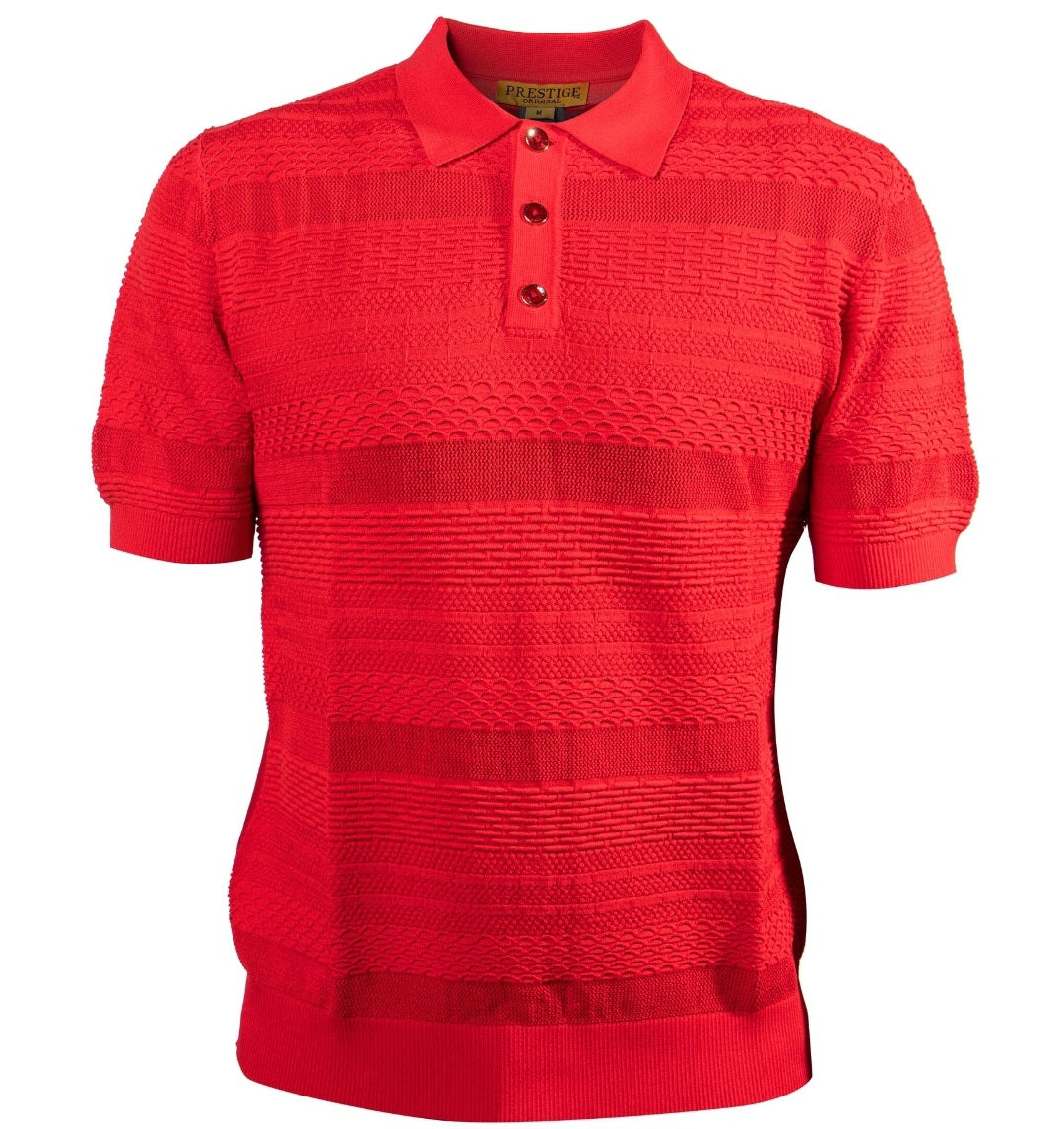 Prestige Solid Knitted Polo Shirt