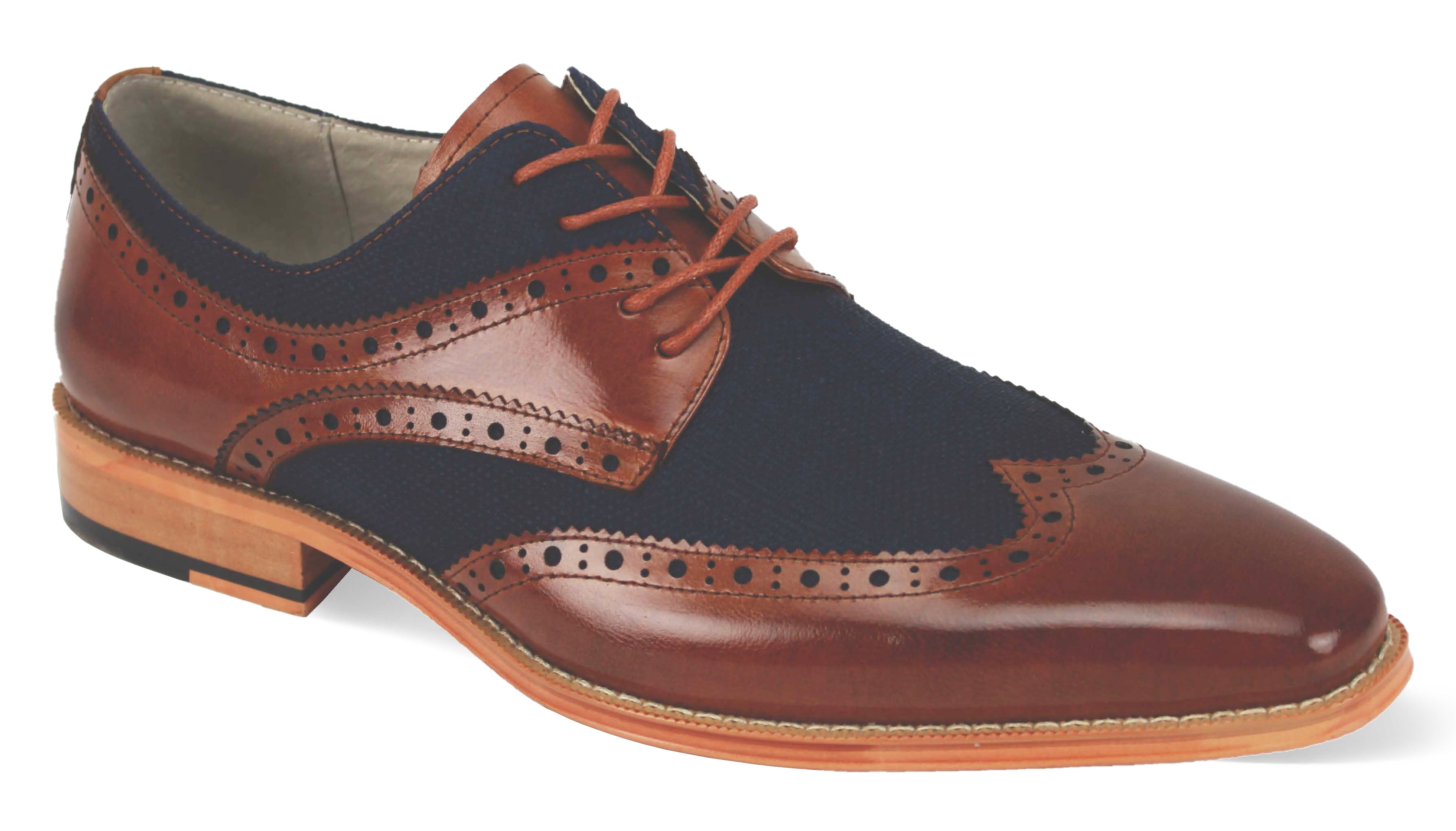 Giovani Wing Tip Two Tones Shoes